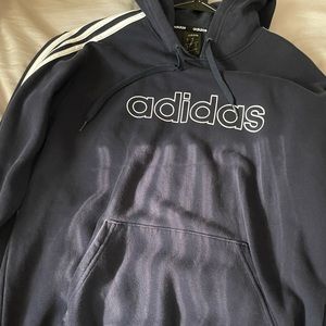 Navy blue Adidas hoodie